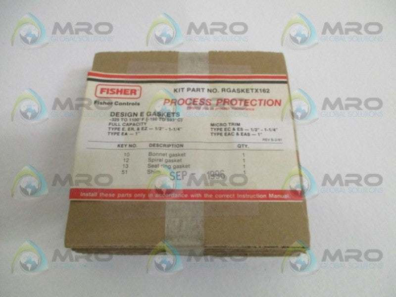 FISHER RGASKETX162 GASKET KIT * NEW IN ORIGINAL PACKAGE *