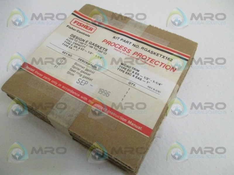 FISHER RGASKETX162 GASKET KIT * NEW IN ORIGINAL PACKAGE *