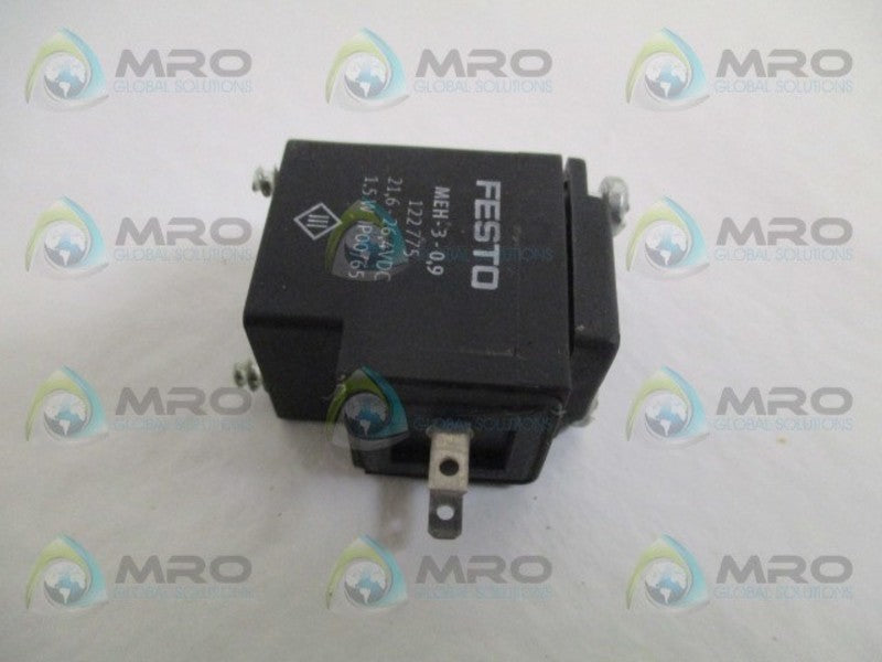 FESTO MEH-3-0,9 SOLENOID COIL 4VDC  UNMP