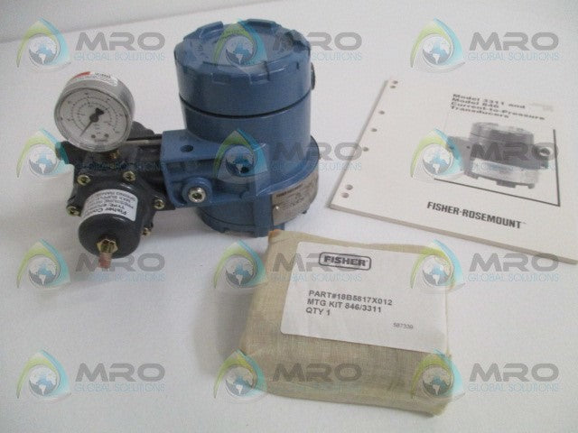 FISHER ROSEMOUNT 846 DM1W1 CURRENT TO PRESSURE TRANSDUCER *NEW IN BOX*