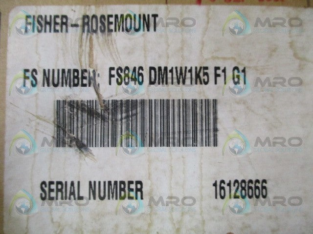FISHER ROSEMOUNT 846 DM1W1 CURRENT TO PRESSURE TRANSDUCER *NEW IN BOX*
