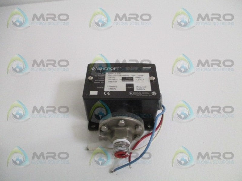 ASHCROFT B464TXJL06 PRESSURE SWITCH -30"Hg  UNMP