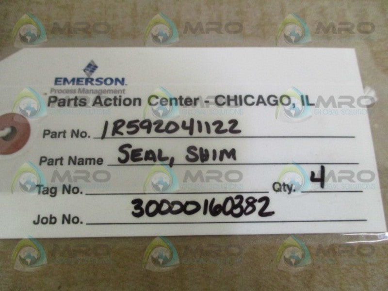 EMERSON 1R592041122 SHIM SEAL (PKG. OF 4) * NEW IN ORIGINAL PACKAGE *