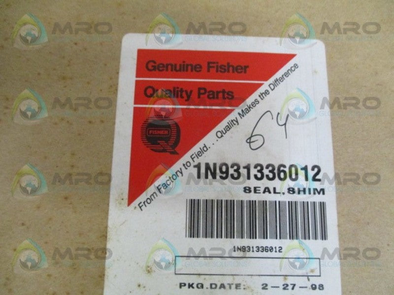 FISHER 1N931336012 SHIM SEAL  NSMP