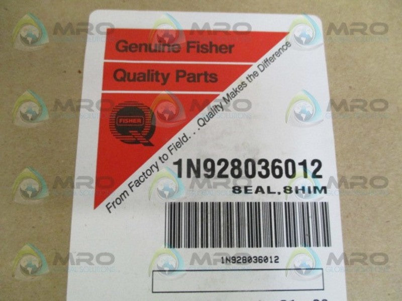 FISHER 1N92036012 SHIM SEAL  NSMP
