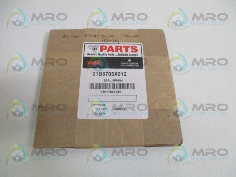 FISHER 21B5705X012 SPRING SEAL * NEW IN ORIGINAL PACKAGE *