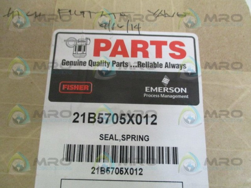 FISHER 21B5705X012 SPRING SEAL * NEW IN ORIGINAL PACKAGE *