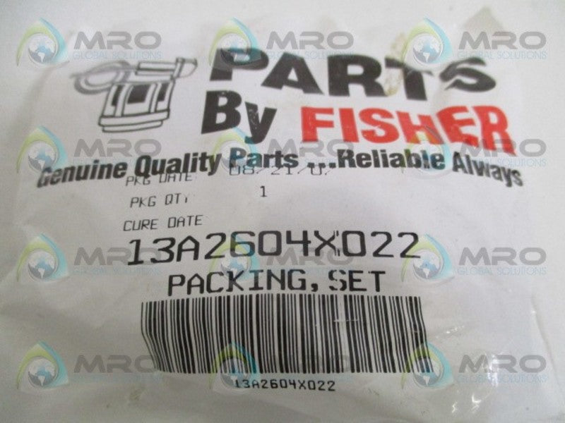 FISHER 13A2604X022 SET PACKING * NEW IN FACTORY BAG *