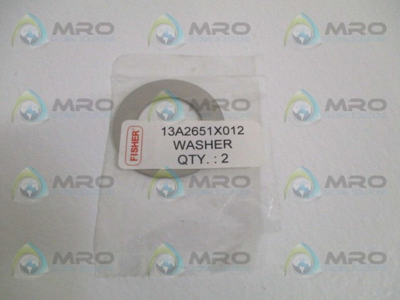 FISHER 13A2651X012 WASHER (PKG. OF 2) * NEW IN FACTORY BAG *