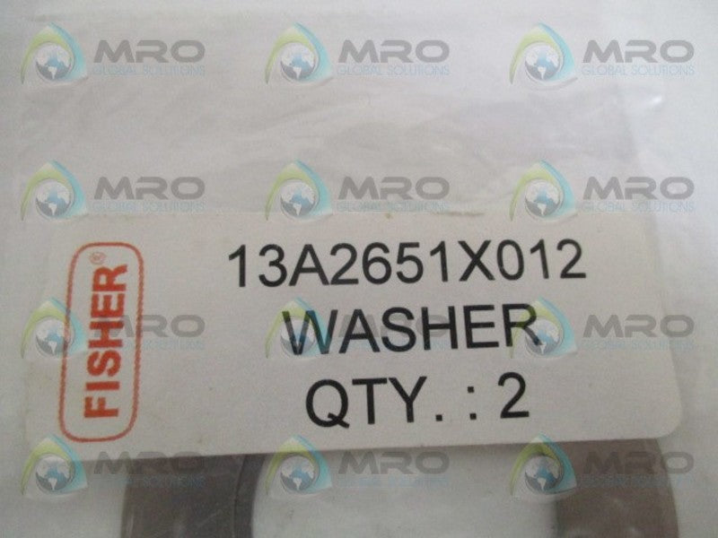 FISHER 13A2651X012 WASHER (PKG. OF 2) * NEW IN FACTORY BAG *