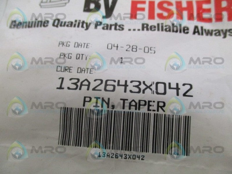 FISHER 13A2643X042 TAPER PIN * NEW IN FACTORY BAG *