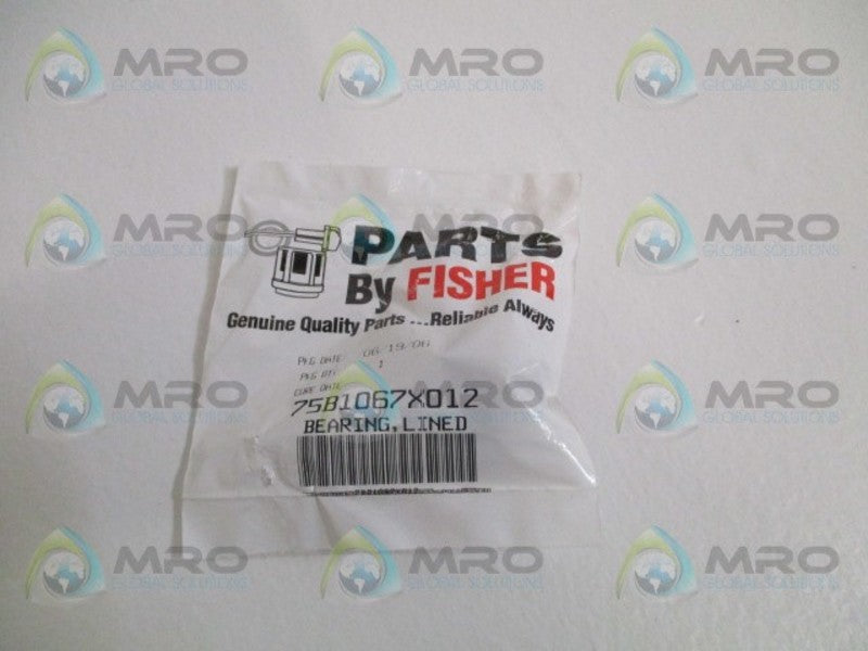 FISHER 75B1067X012 LINED BEARING * NEW IN FACTORY BAG *