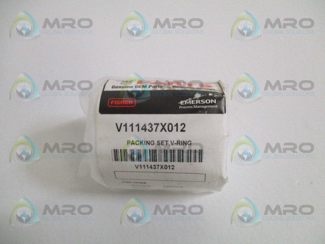 FISHER V11143X012 V-RING PACKING SET *NEW IN FACTORY BAG*