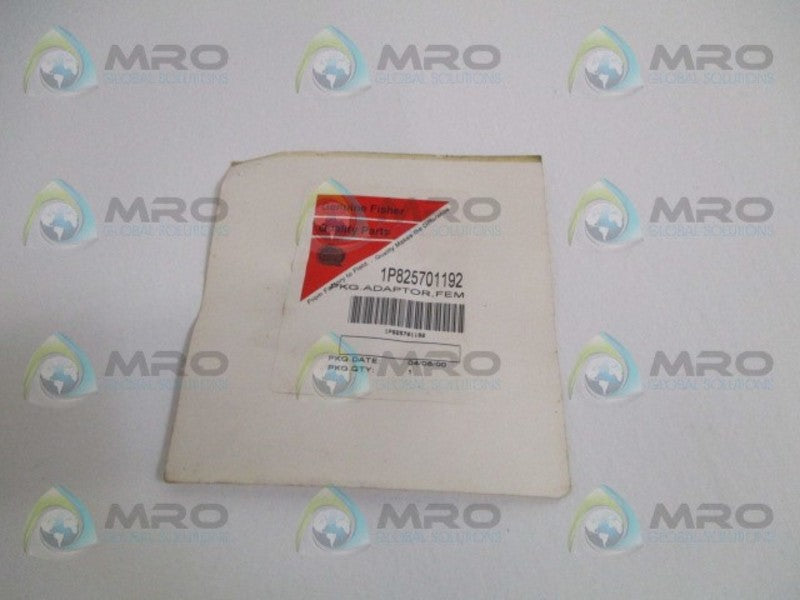 FISHER 1P825701192 PACKAGE ADAPTOR FEMALE  NSMP