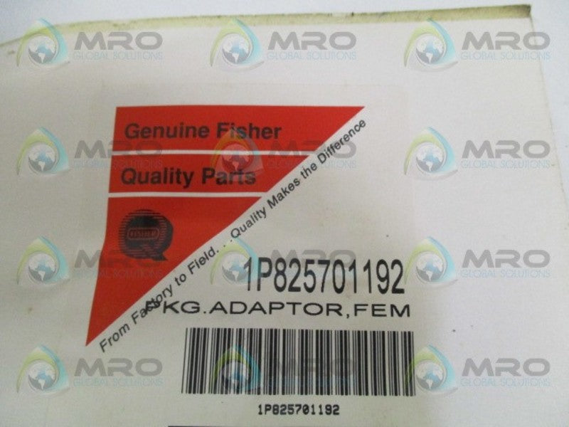 FISHER 1P825701192 PACKAGE ADAPTOR FEMALE  NSMP