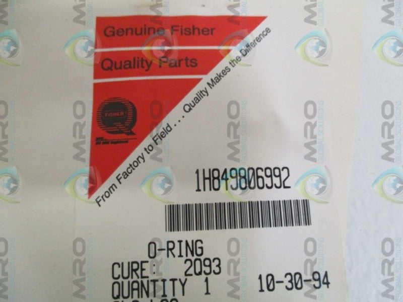 FISHER 1H849806992 O-RING  NSMP