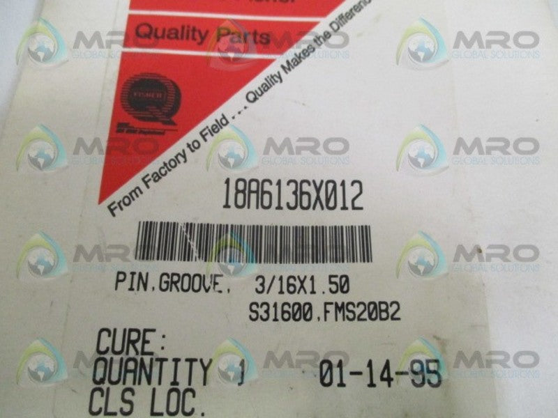 FISHER 18A6136X012 GROOVE PIN  NSMP