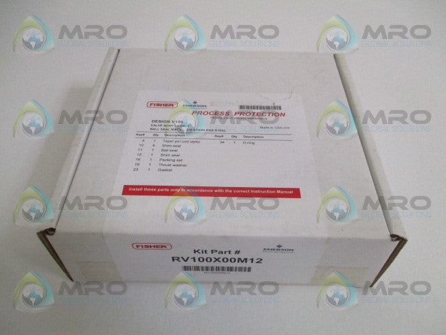 FISHER RV100X00M12 REPAIR KIT *FACTORY SEALED*
