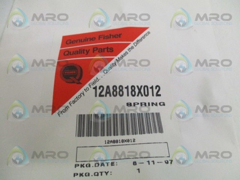 FISHER 12A8818X012 SPRING * NEW IN ORIGINAL PACKAGE *