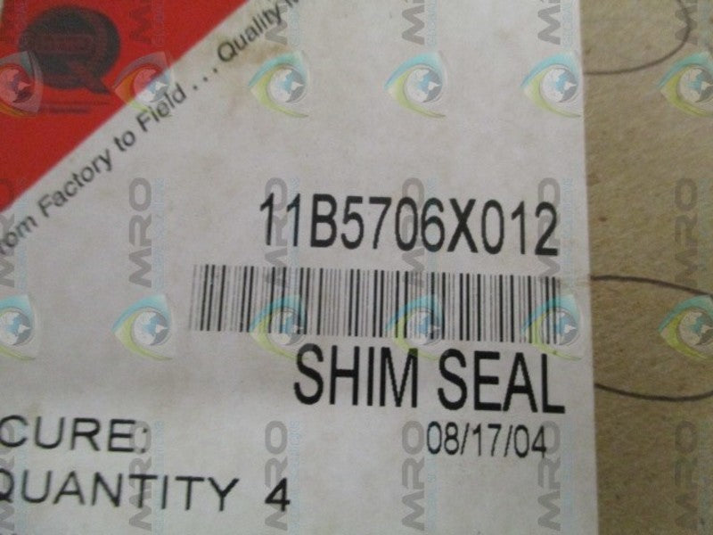 FISHER 11B5706X012 SHIM SEAL (PKG. OF 4)  NSMP