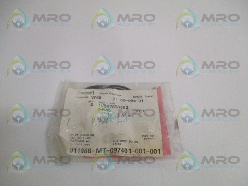FISHER 1V547606382 O-RING (PKG. OF 2)  NSMP