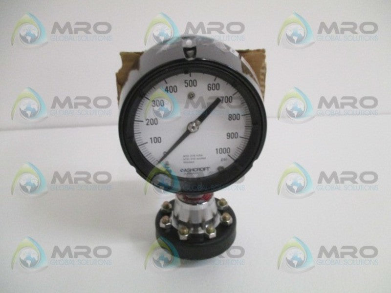 ASHCROFT 45-1279-SSH04L-1000# DURAGUGE 0-1000 PSI  UNMP