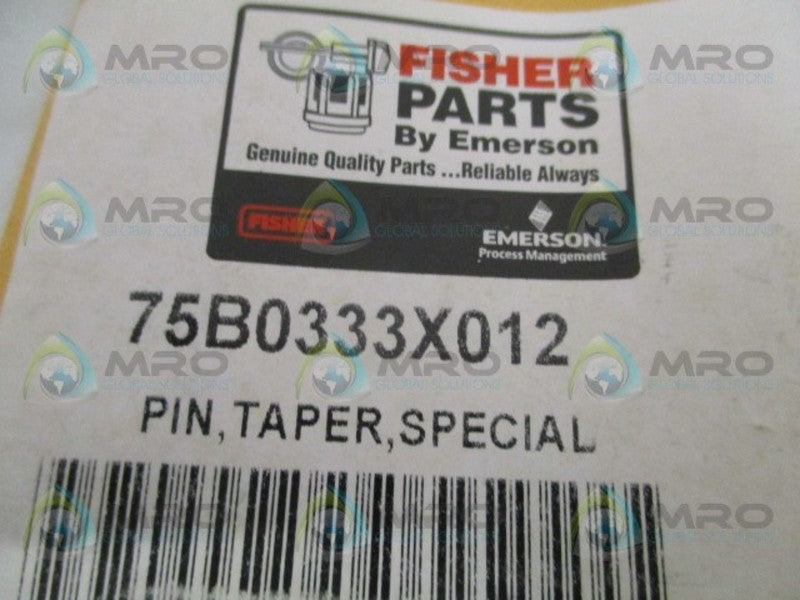 FISHER 75B0333X012 SPECIAL TAPER PIN * NEW IN ORIGINAL PACKAGE *