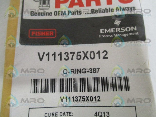 FISHER V111375X012 O-RING *NEW IN ORIGINAL PACKAGE*