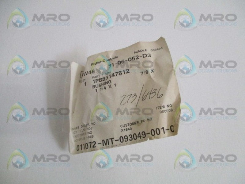 FISHER 1P883147812 BUSHING  NSMP