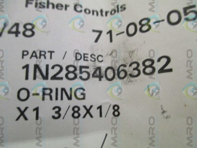 FISHER 1N285406382 O-RING (PKG. OF 4)  NSMP