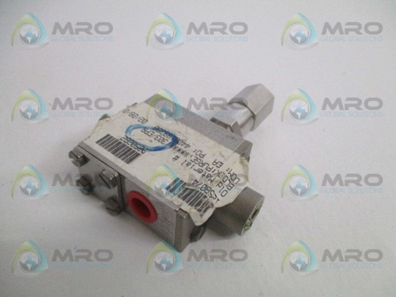 INDUSTRIAL MRO 1023-1 VALVE (AS PICTURED) *USED*