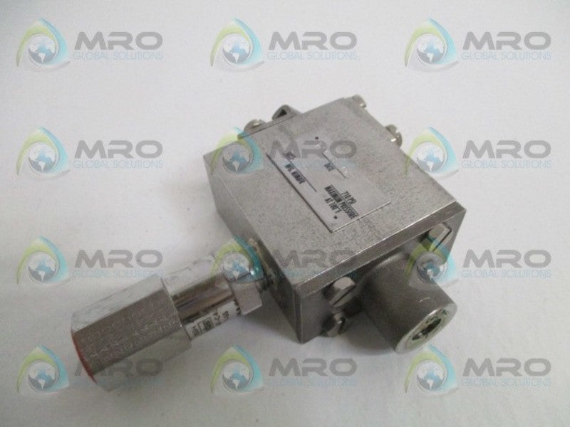 INDUSTRIAL MRO 1023-2 VALVE (AS PICTURED) *USED*