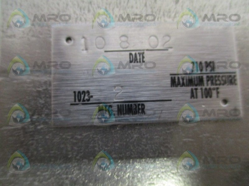 INDUSTRIAL MRO 1023-2 VALVE (AS PICTURED) *USED*