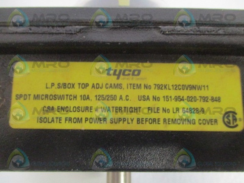 TYCO 792KL12C0V9NW11 PNEUMATIC ACTUATOR *NEW IN BOX*