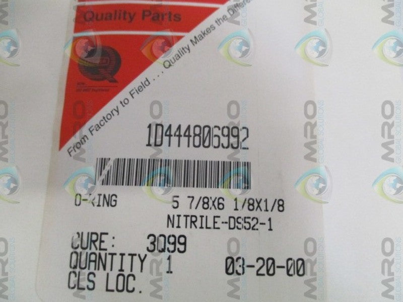 FISHER 1D444806992 O-RING * NEW IN ORIGINAL PACKAGE *