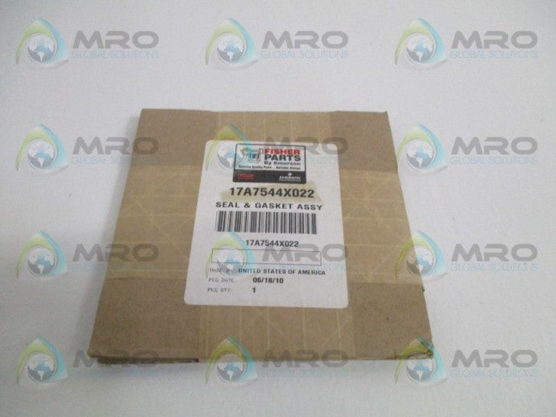 FISHER 17A7544X022 SEAL & GASKET ASSEMBLY * NEW IN ORIGINAL PACKAGE *
