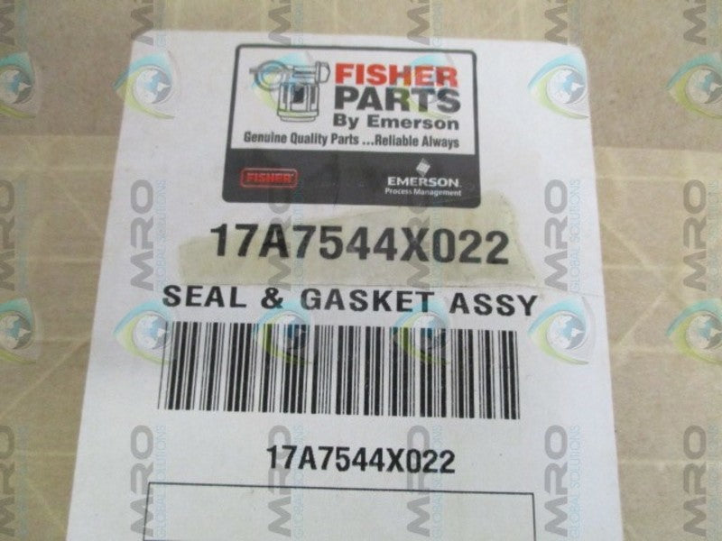 FISHER 17A7544X022 SEAL & GASKET ASSEMBLY * NEW IN ORIGINAL PACKAGE *