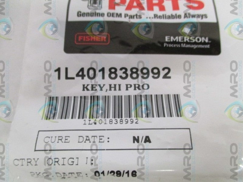 FISHER 1L401838992 HI PRO KEY  NSMP
