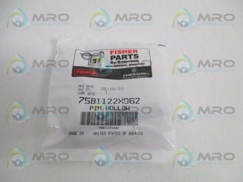 FISHER 75B1122X062 HOLLOW PIN * NEW IN FACTORY BAG *