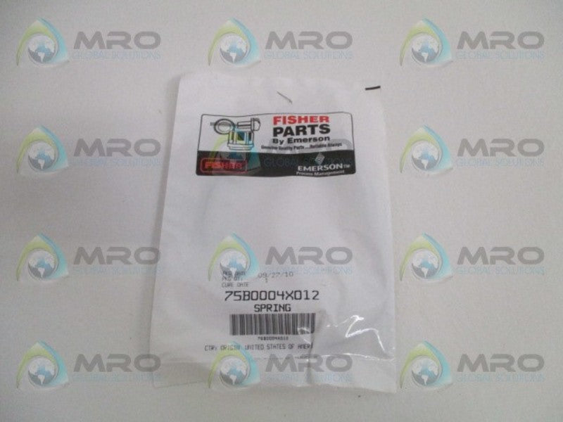 FISHER 75B0004X012 SPRING * NEW IN FACTORY BAG *