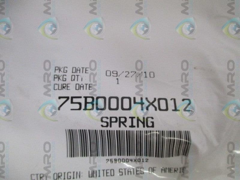 FISHER 75B0004X012 SPRING * NEW IN FACTORY BAG *