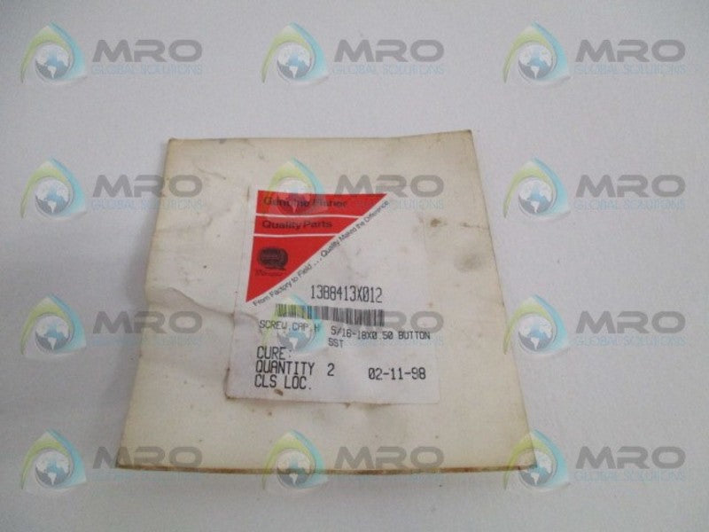 FISHER 13B8413X012 CAP SCREW (PKG. OF 2)  NSMP