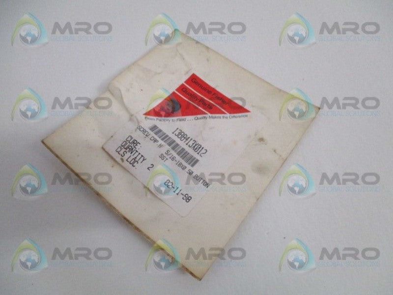 FISHER 13B8413X012 CAP SCREW (PKG. OF 2)  NSMP