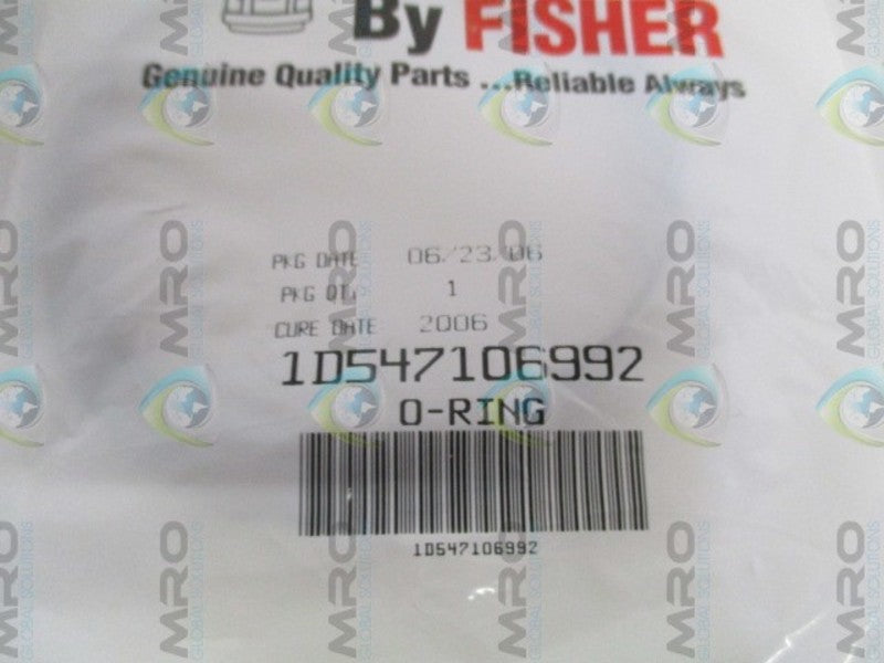 FISHER 1D547106992 O-RING * NEW IN FACTORY BAG *
