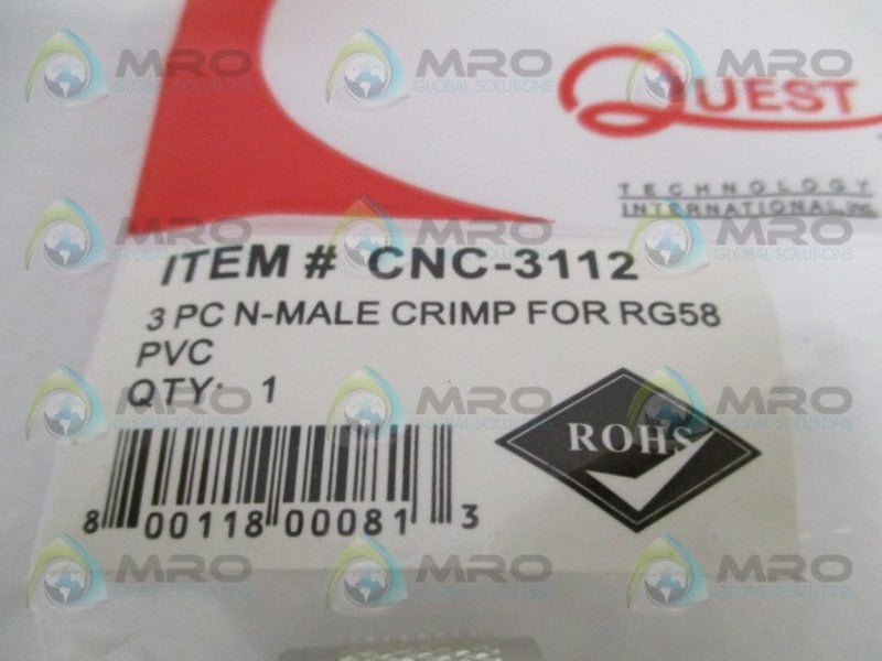 QUEST CNC-3112 MALE CRIMP  NSMP