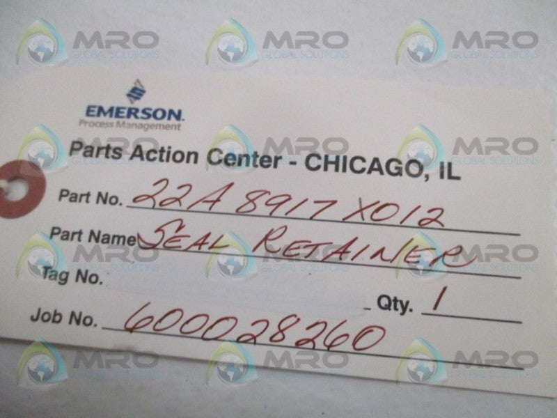 EMERSON 22A8917X012 SEAL RETAINER  NSNP