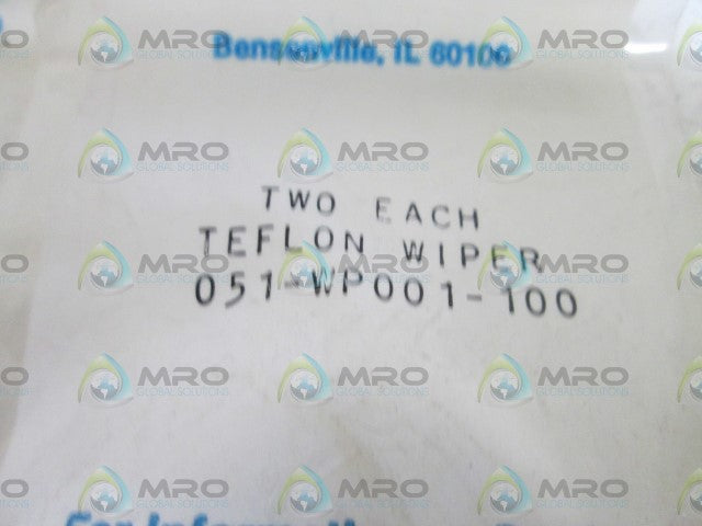 LOT OF 12 MILLER WIPER 051-WP001-100 *NEW IN FACTORY BAG*