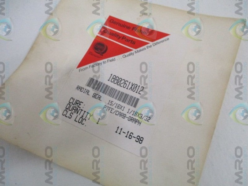 FISHER 18B0261X012 RADIAL SEAL * NEW IN ORIGINAL PACKAGE *
