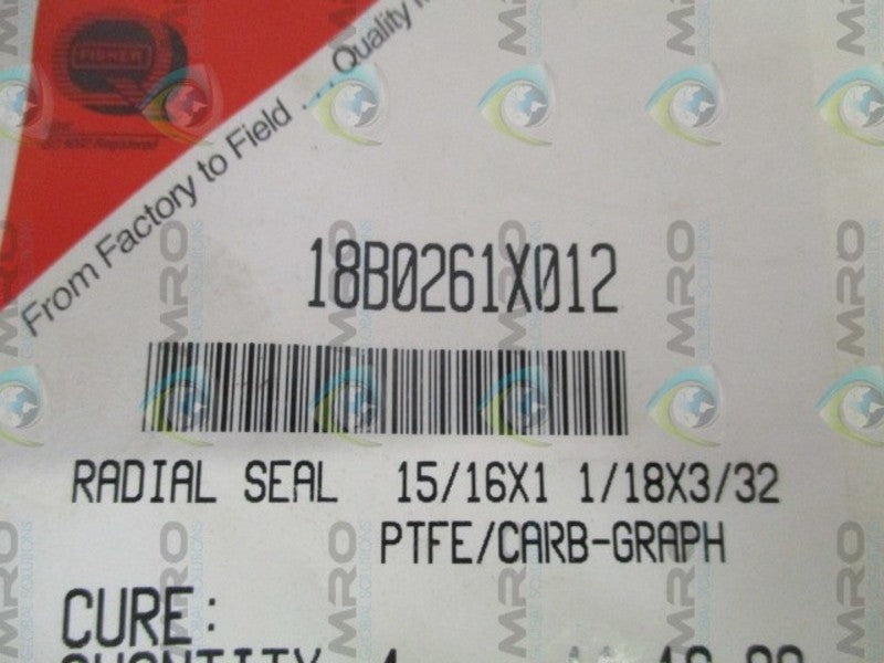 FISHER 18B0261X012 RADIAL SEAL * NEW IN ORIGINAL PACKAGE *