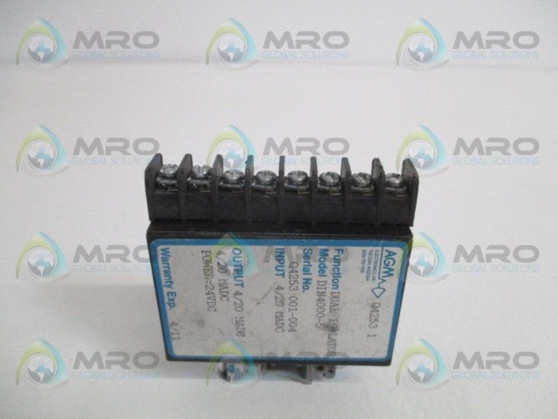 AGM DIN4000-5 DUAL ISOLATOR  UNMP
